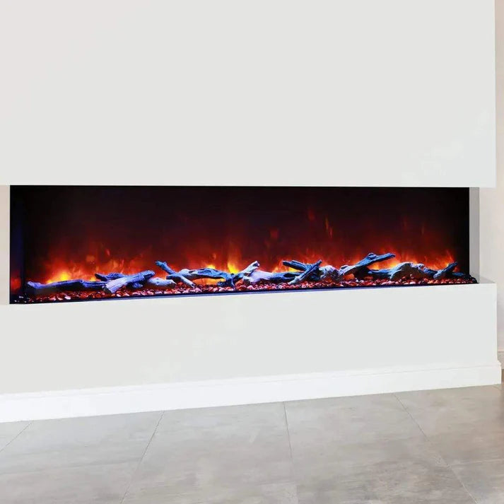 Atomizing electric fireplace
