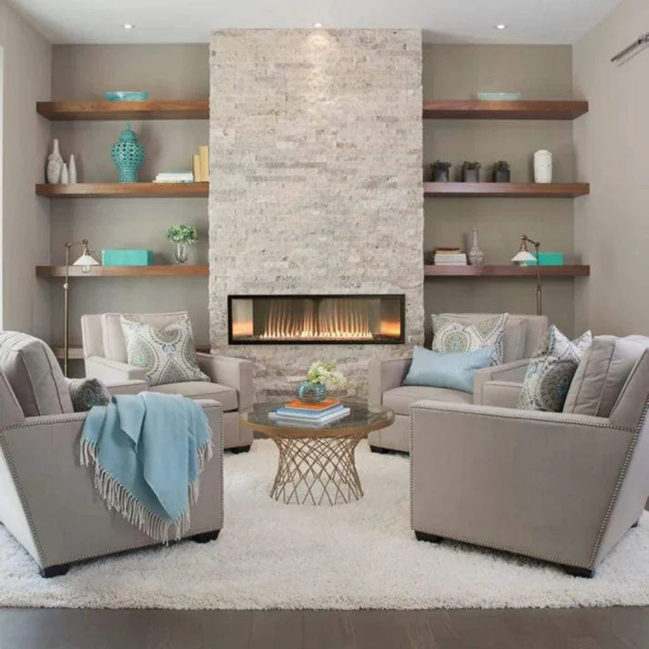 Natural Gas Vent Free Linear Fireplace