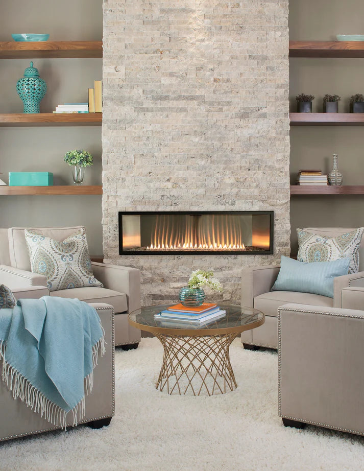 Natural Gas Vent Free Linear Fireplace