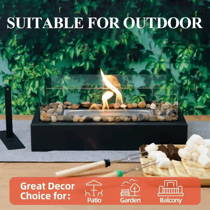 Mini Garden Decoration Heating fire pit smokeless mini tabletop fireplace
