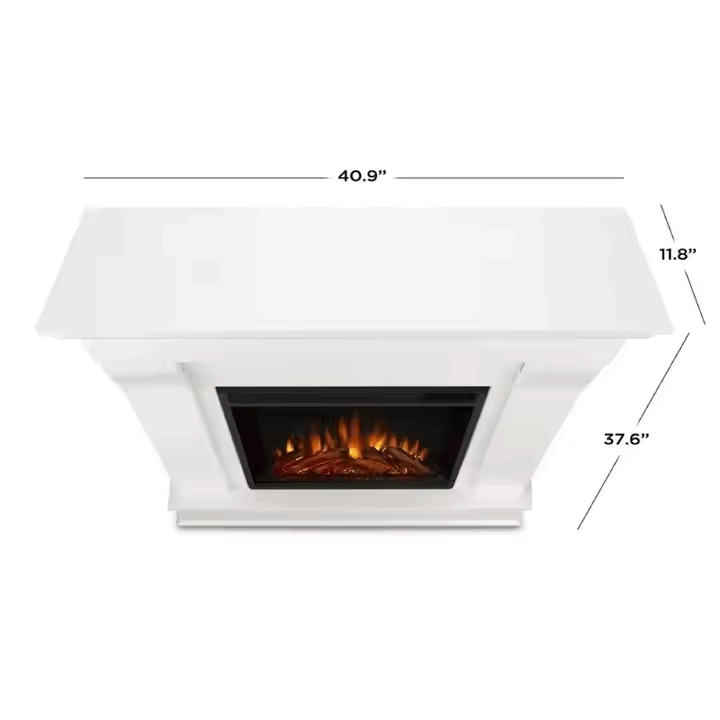 Electric Fireplace with Mantels