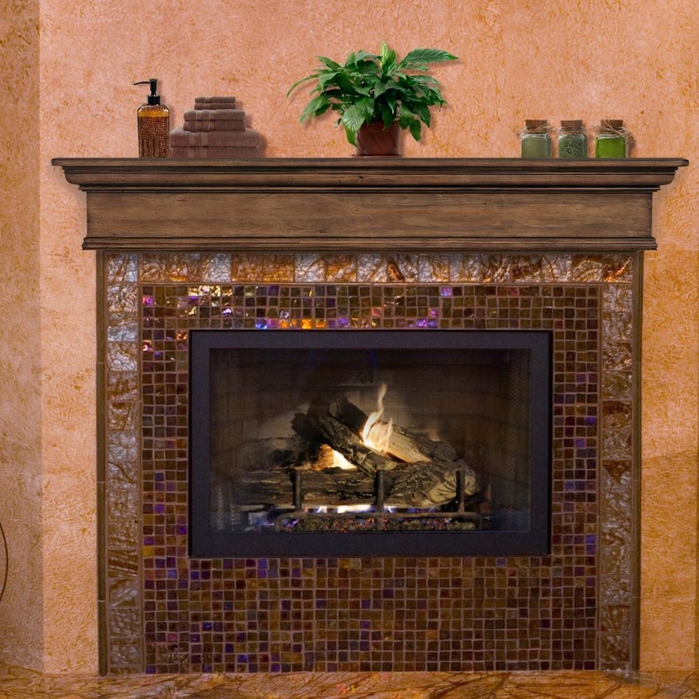 Traditional Outdoor Wood Burning Fireplace