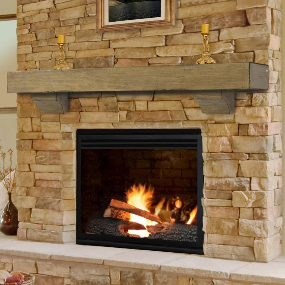 Pearl Mantels Shenandoah Wood Mantel Shelf