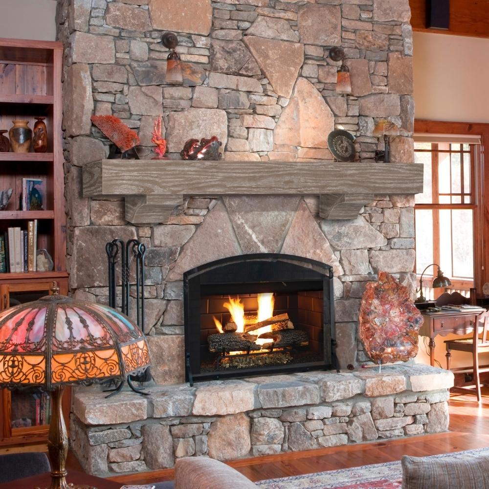 Pearl Mantels Shenandoah Wood Mantel Shelf